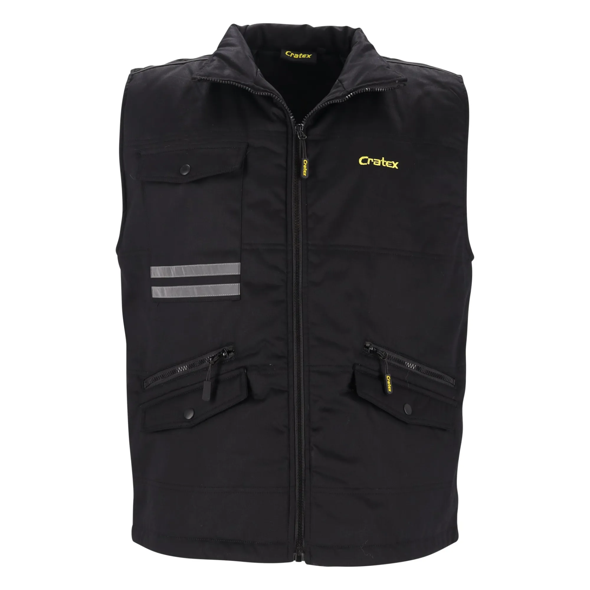 Cratex Werkbodywarmers>Bodywarmer Tomar zwart S
