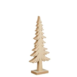 Mica Decorations Kerstdecoratie>Boom deco hout 35 cm