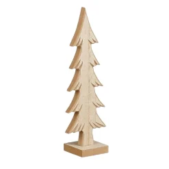 Kerstdecoratie>Boom deco hout 18 cm