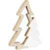 Kerstdecoratie>Boom deco hout 24 cm