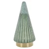 Kerstdecoratie>Boom glas groen LED 20cm