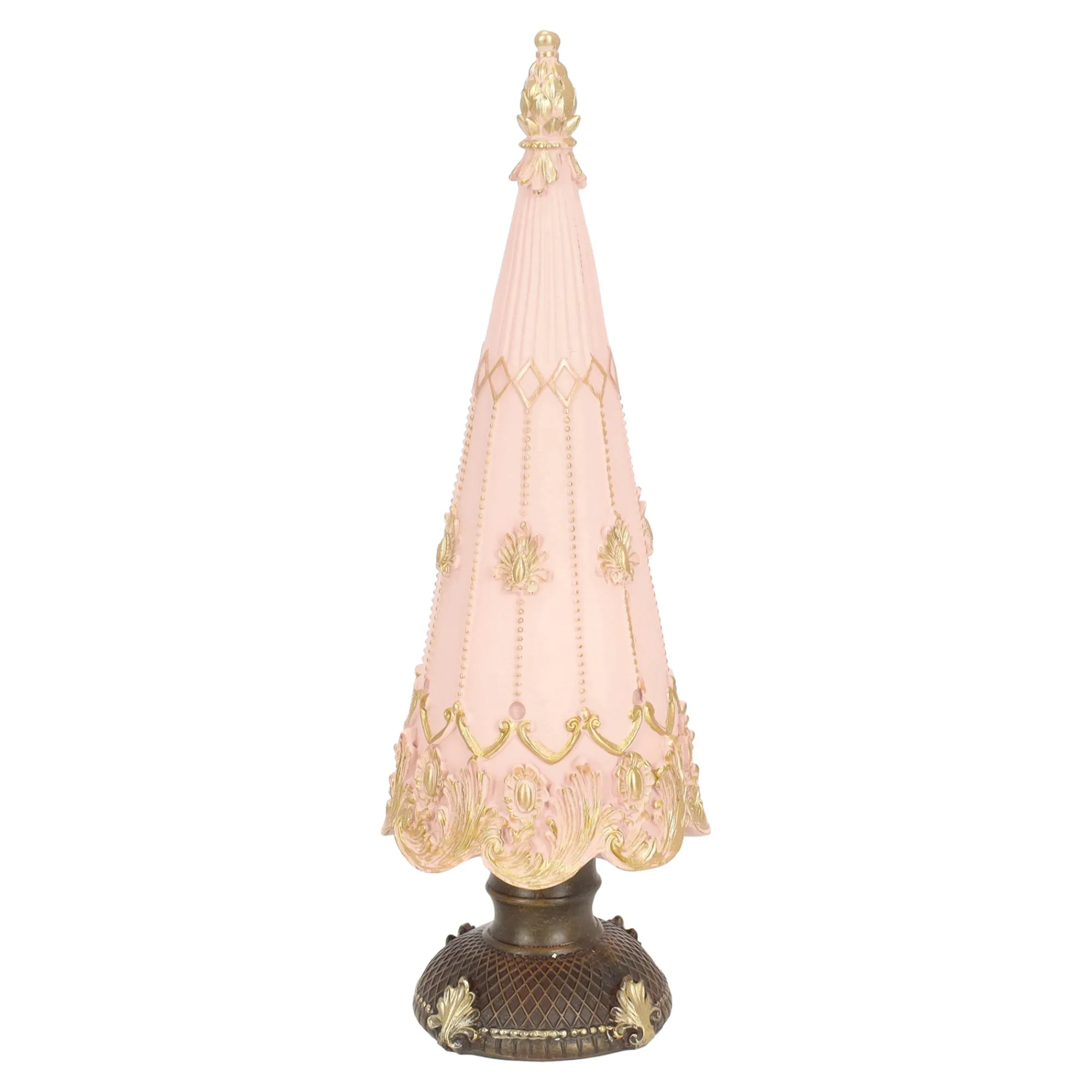 Kerstdecoratie>Boom roze 31 cm