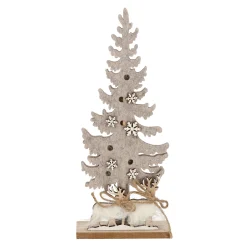 Kerstdecoratie>Boom vilt LED 29cm