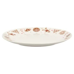 Van Cranenbroek Kerstdecoratie>Bord Ginger Merry and bright 26cm