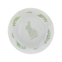 O'malley Pasen>Bord konijn groen 19 cm
