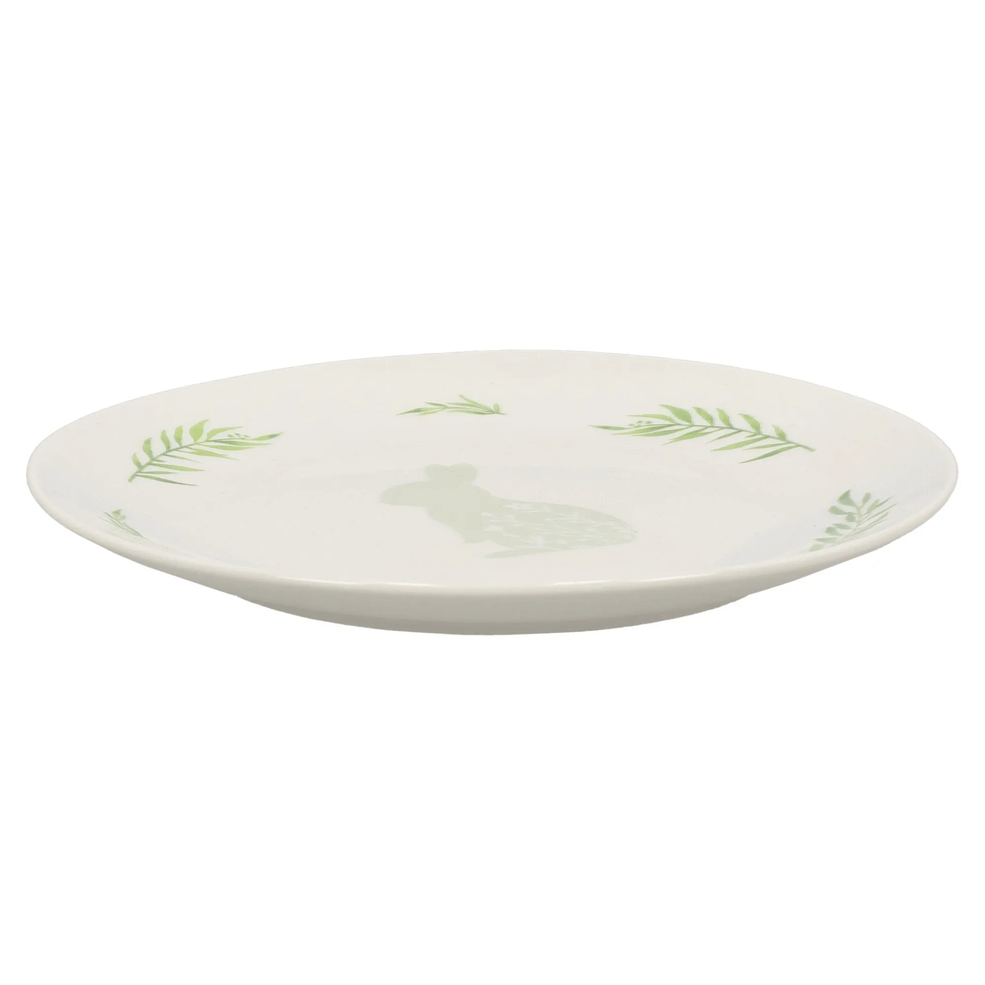 O'malley Pasen>Bord konijn groen 19 cm