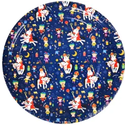 Wins Holland Kerstdecoratie>Bordjes 10st. Sinterklaas