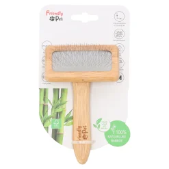 Friendly Pet Hondenverzorging>Borstel huisdier glad M bamboo FP