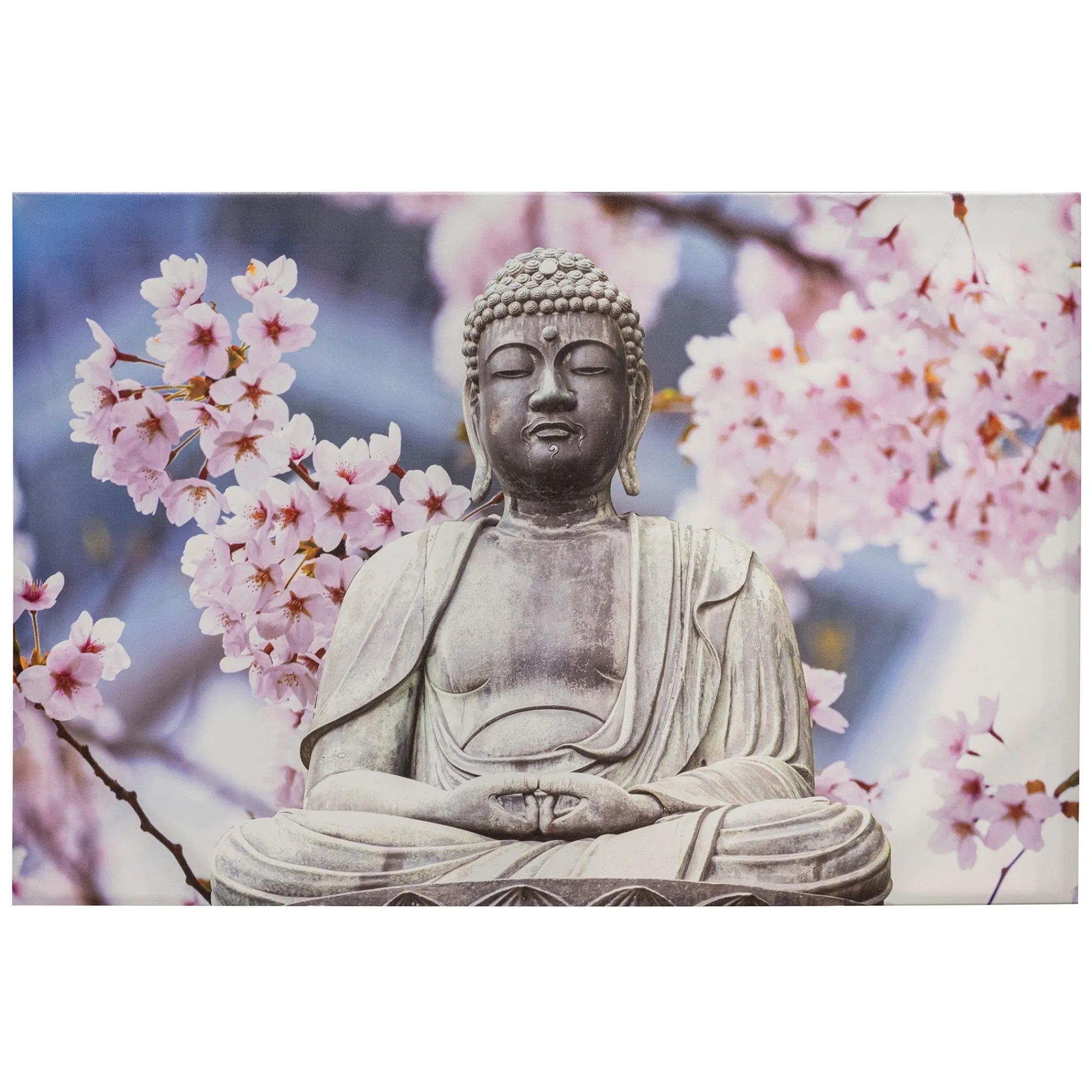 O'malley Tuindecoratie>Buitenschilderij 90 x 60 cm boeddha bloessem