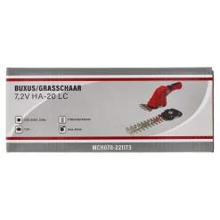 HVC Handgereedschap>Buxus/grasschaar 7,2V HA-20 LC