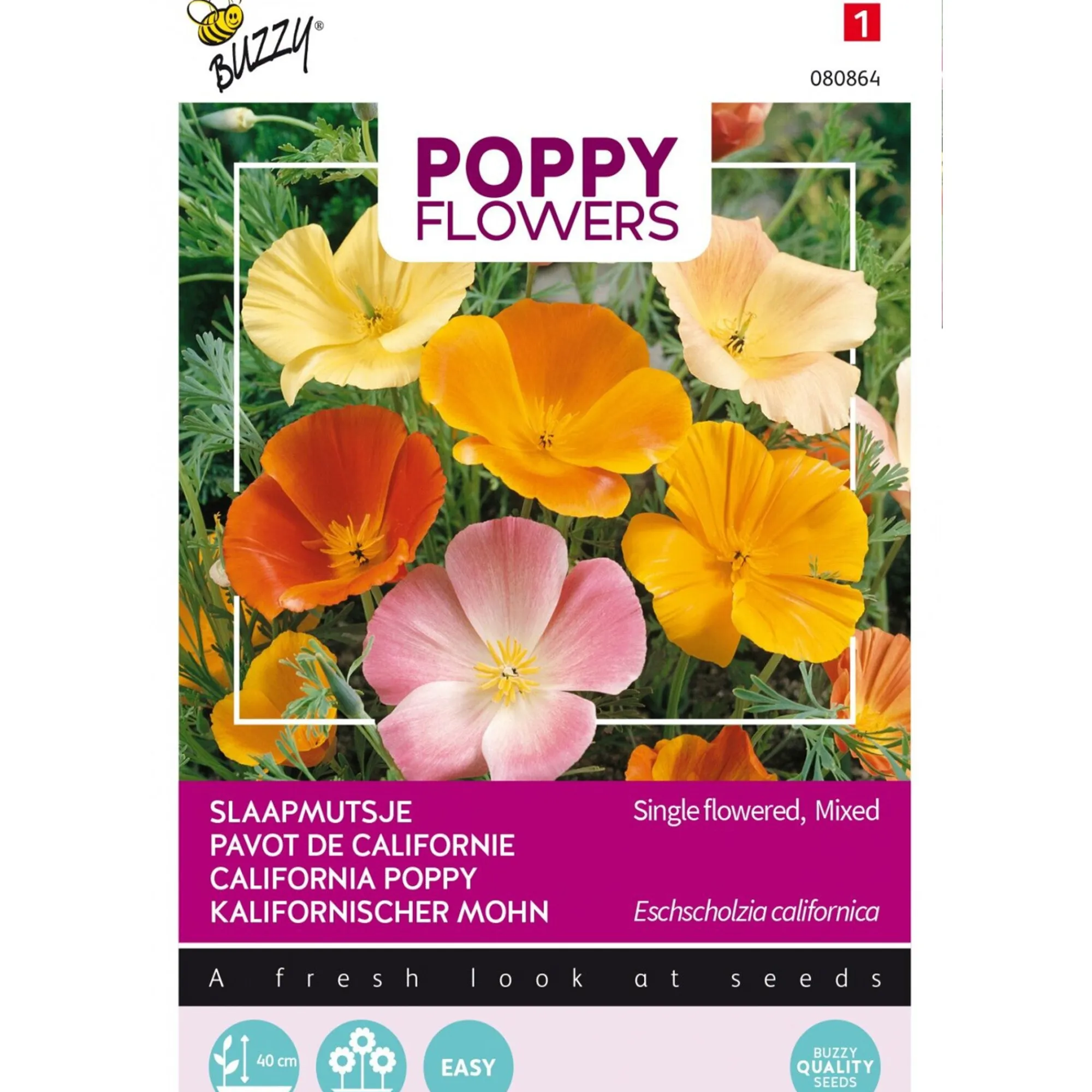 Buzzy Moestuin>Californische slaapmutsjes