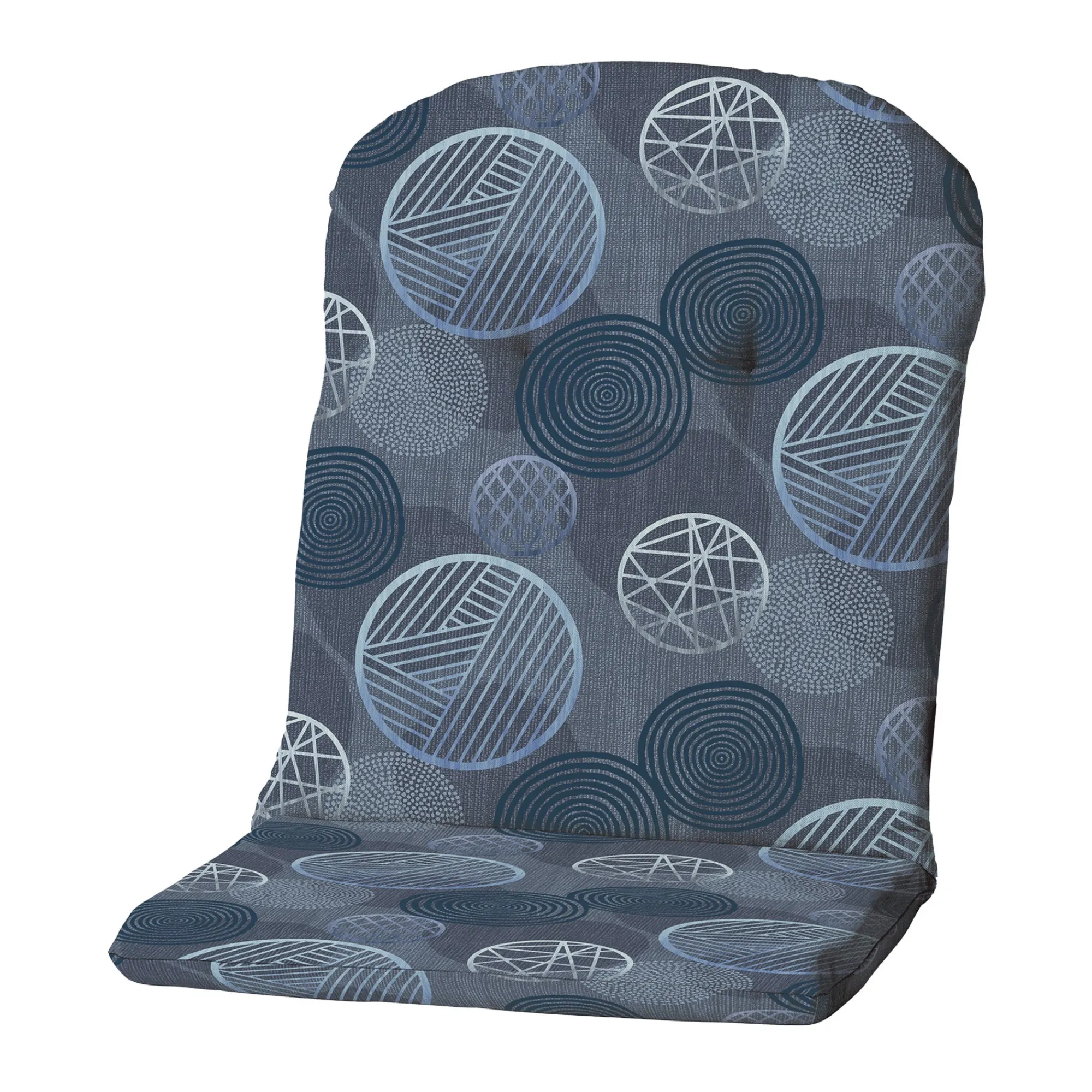 Madison Tuinkussens>Circle Blue kuipkussen 45x96