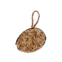 Smulti Vogelsnacks>Cocosnoot half vet met meelworm