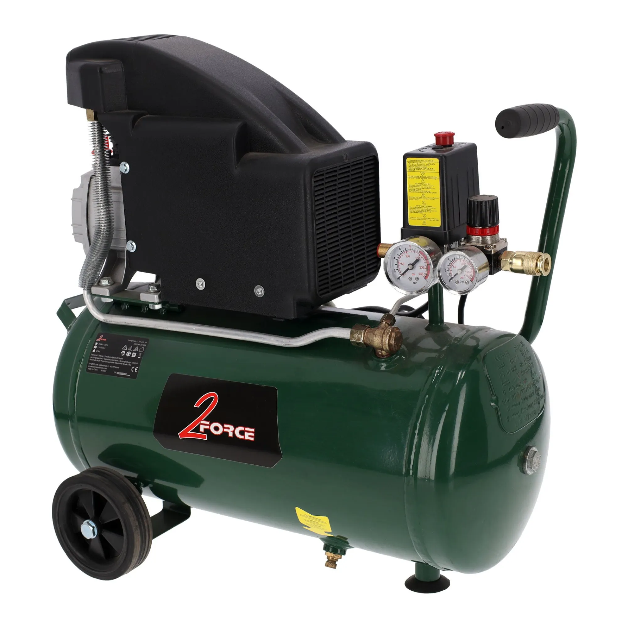 2-Force Werkplaatsgereedschap>Compressor 1,5M-24L oil