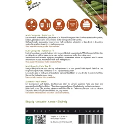 Buzzy Moestuin>Courgette Patio ster F1