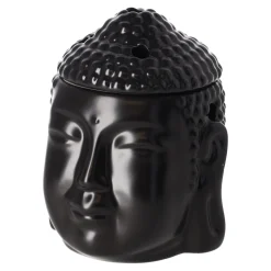 Scentmoods Kaarsen>Creascents brander buddha zwart 14 cm