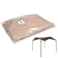 Overkapping Tuin>Dakdoek Lombardo Robella taupe