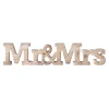 O'malley Woondecoratie>Deco hout Mr&Mrs 24 cm assorti