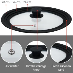 Alpina Koken & Tafelen>Deksel D28cm