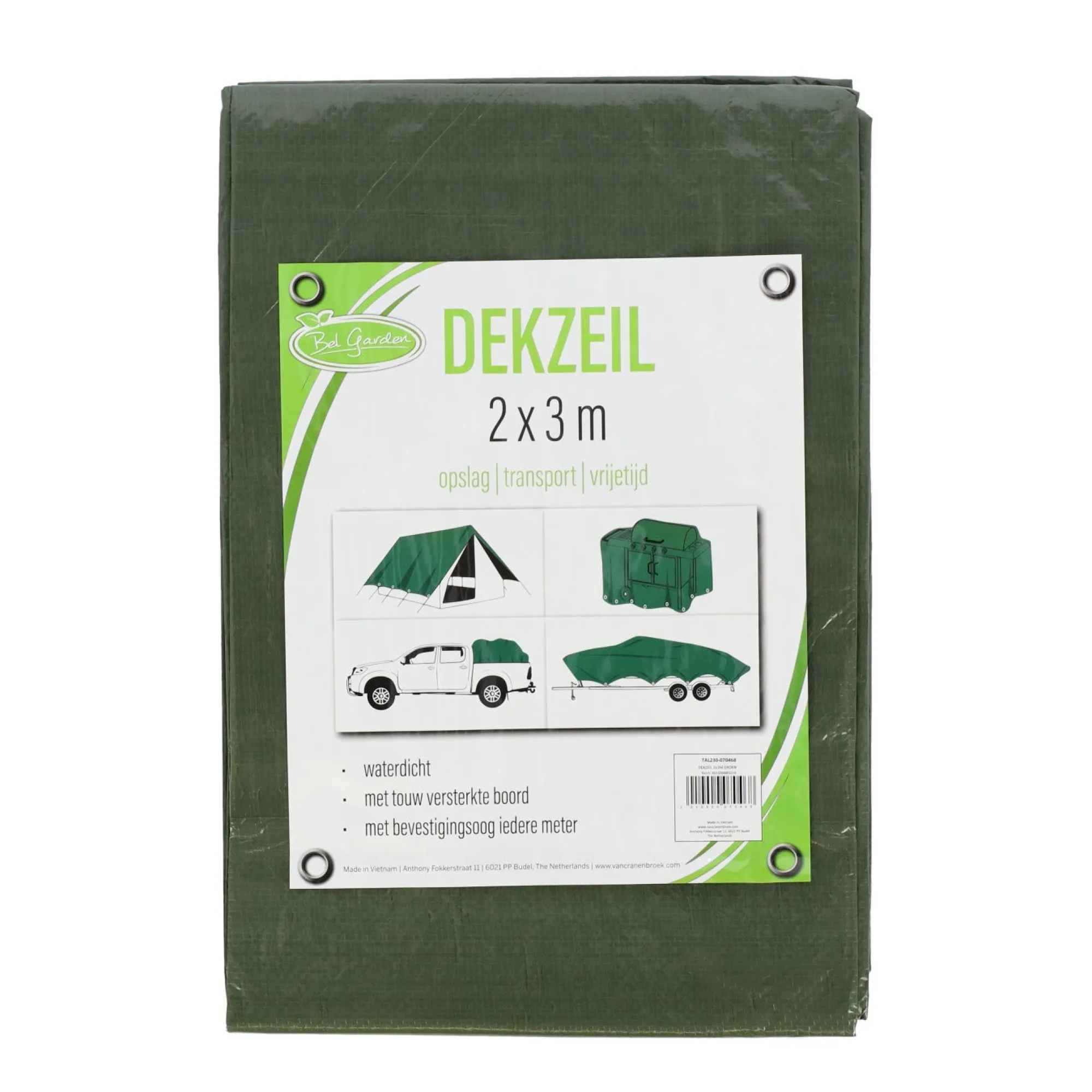 Bel Garden Bouw>Dekzeil 2x3 m groen