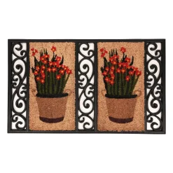 Van Cranenbroek Woondecoratie>Deurmat kokos rubber 45x75cm