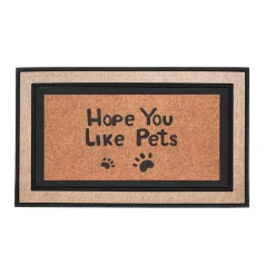 Woondecoratie>Deurmat pets beige 75 x 45 cm