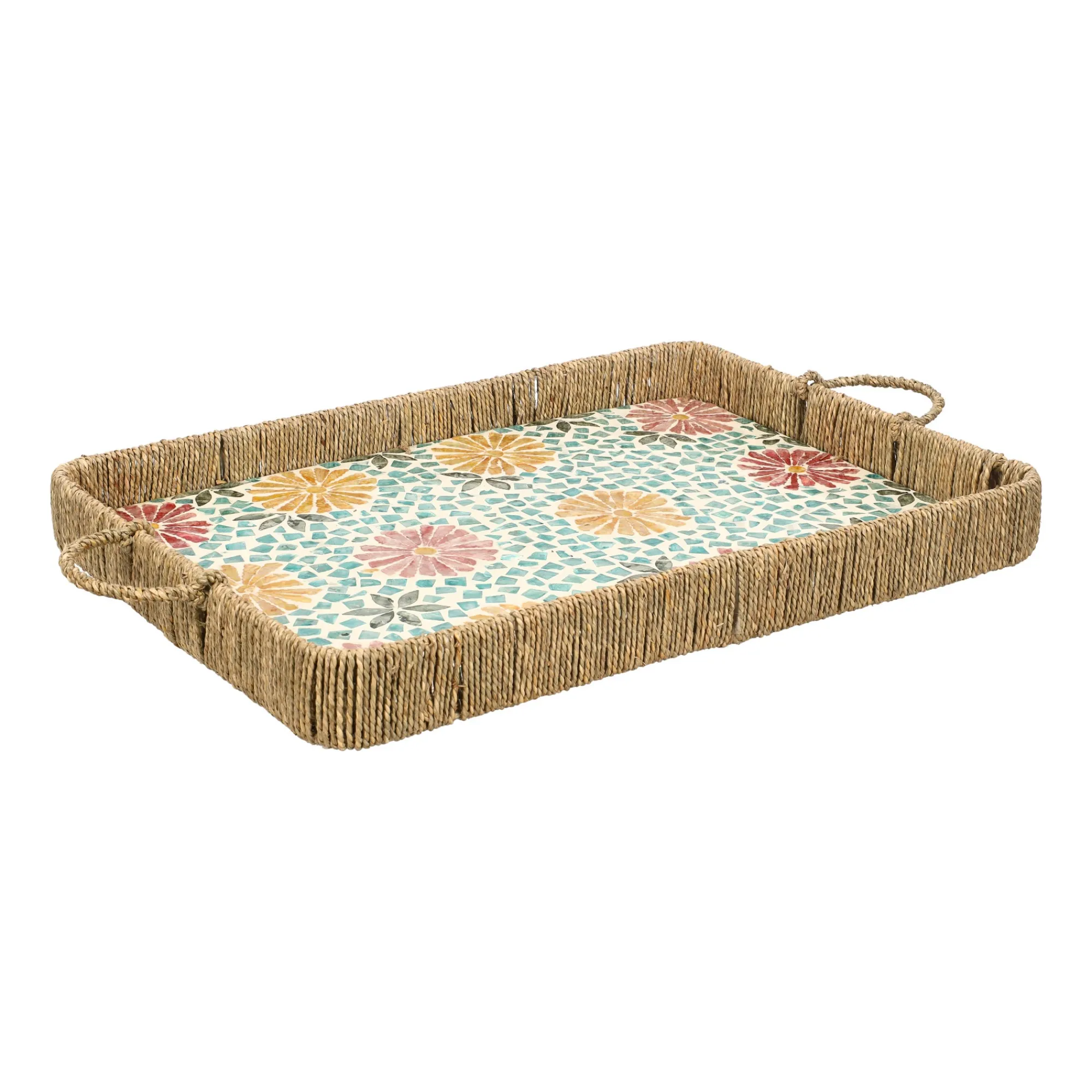 Koken & Tafelen>Dienblad flower 56 x 40 cm