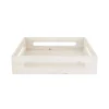 Natural Collections Woondecoratie>Dienblad hout 28 x 28 x 6 cm white