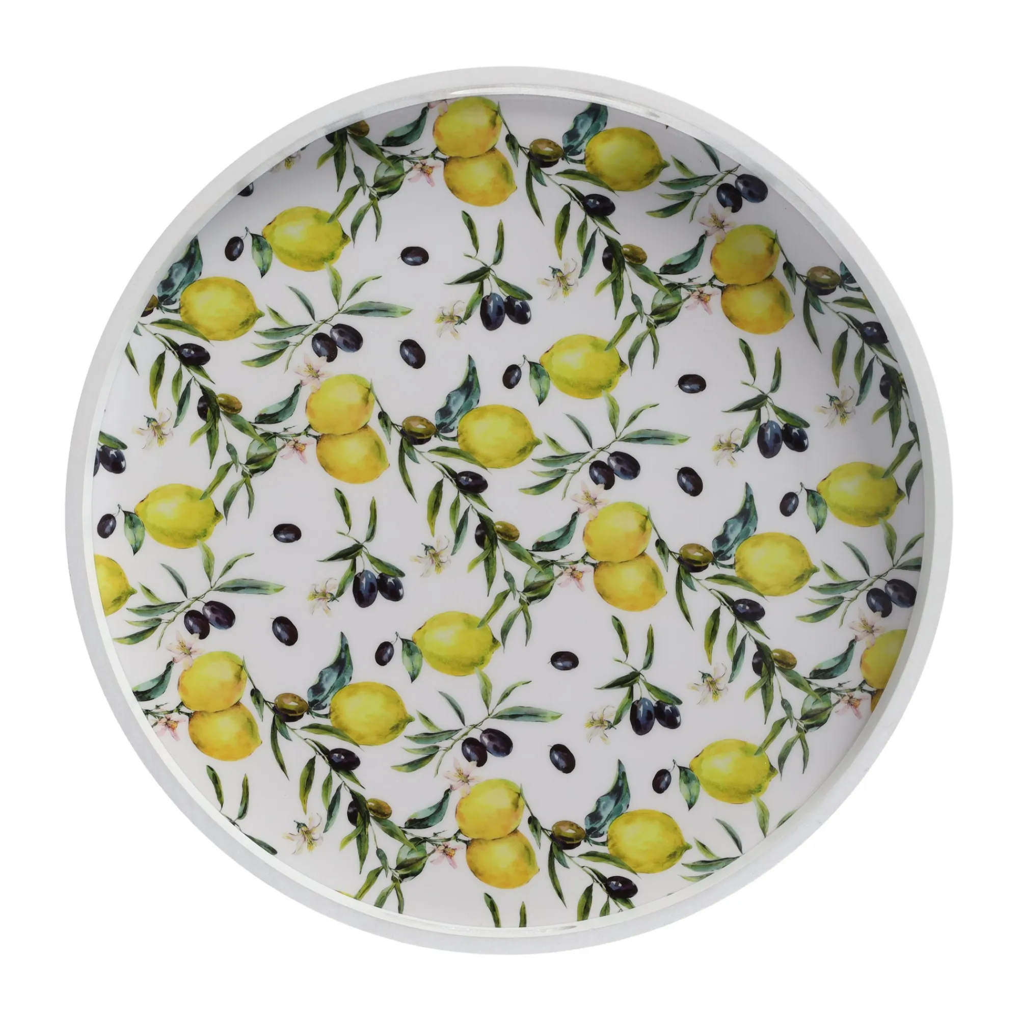 Decoris Koken & Tafelen|Woondecoratie>Dienblad hout citrus 35 cm