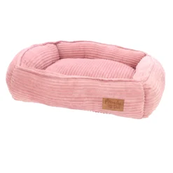 Friendly Pet Kattenmand|Hondenkussen>Dierenmand stripe design 65x60x20cm oudroze