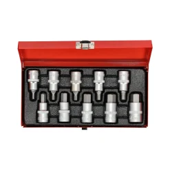 Lotus Handgereedschap>Doppenset 1/2 inbus H4-H19 10-delig