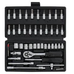 Lotus Handgereedschap>Dopsleutelset 46-delig 1/4"