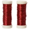 Decoris Woondecoratie>Draad metaal 3mm 6m rood 2st