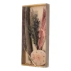 Natural Collections Kunstplanten En Kunstbloemen>Dried flower wooden base 15 x 30 cm pink