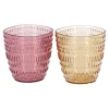 Decoris Koken & Tafelen>Drinkglas plastic 9 cm 2 assorti
