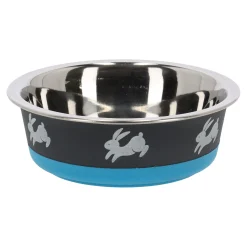 Flamingo Voer- En Drinkbakken Knaagdier>Eetpot knaagd Nelly blauw 14cm 400ml