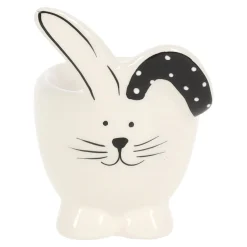 Van Cranenbroek Pasen>Eidop konijn wit zwart 5x9cm