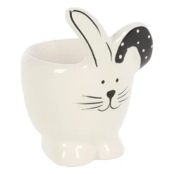 Van Cranenbroek Pasen>Eidop konijn wit zwart 5x9cm