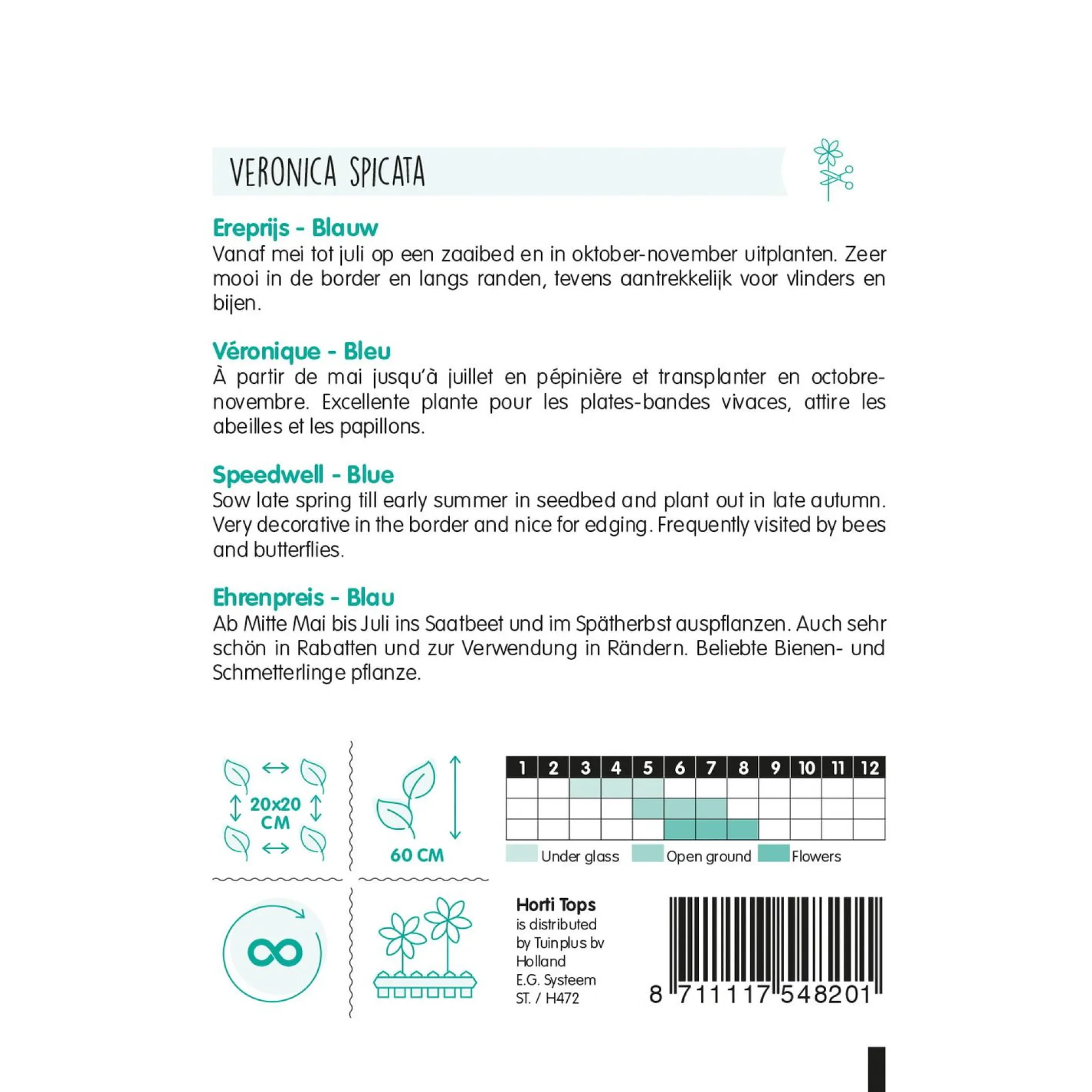 Horti Tops Moestuin>Ereprijs blauw