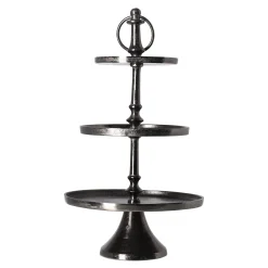 Koken & Tafelen|Woondecoratie>Etagere Teshig 40 cm zwart