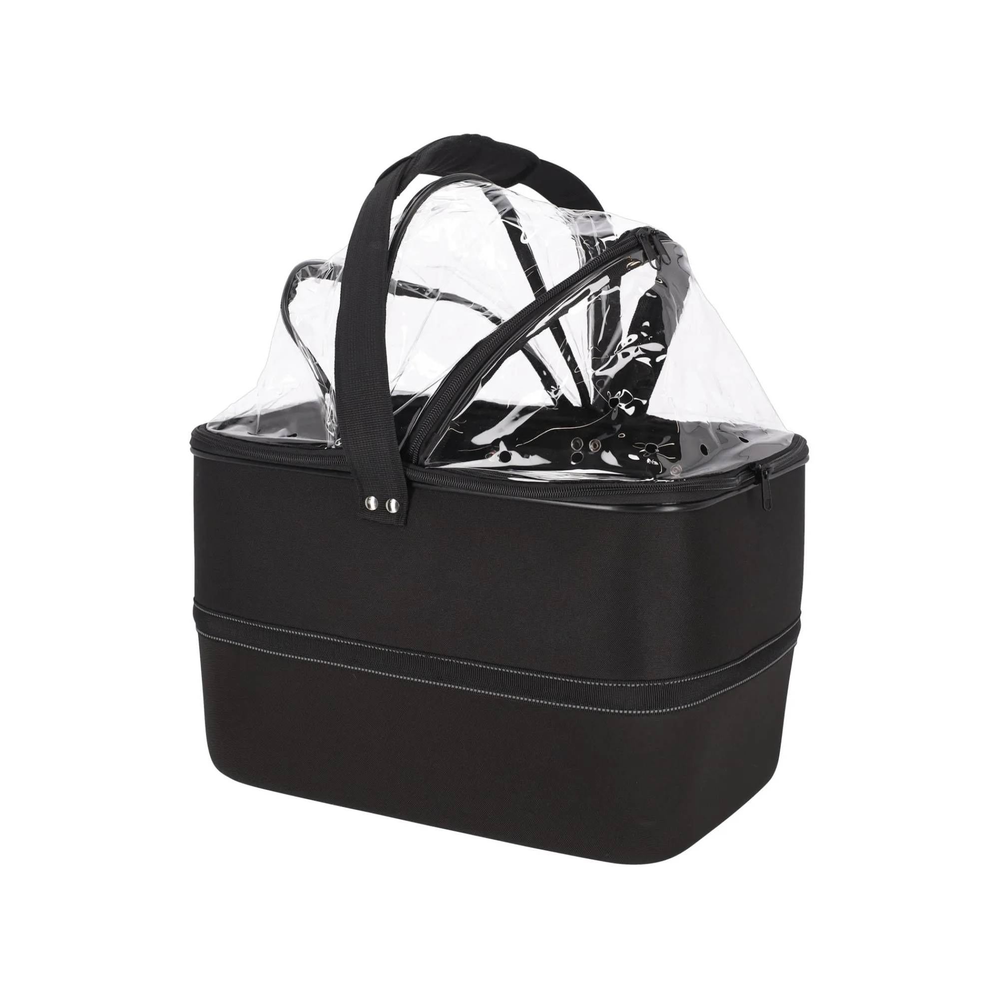 Friendly Pet Fietsspullen|Reizen Hond>Fietsmand voor 41x41x29cm zwart