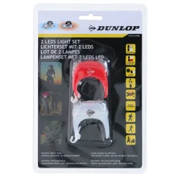 Dunlop Fietsspullen>Fietsverlichtingset 2-delig