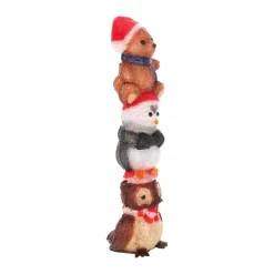 O'malley Kerstdecoratie>Figuren op elkaar acyrl 63 cm 80LED