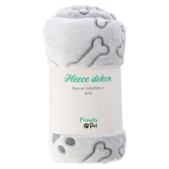 Friendly Pet Hondenverzorging>Fleece flanel 100x150cm grijs