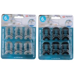 Alpina Schoonmaken>Fluwelen kleerhangerverbinder 6st