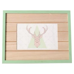 Woondecoratie>Fotokader hout mint groen