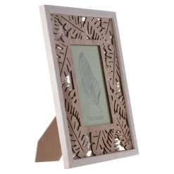 Van Cranenbroek Woondecoratie>Fotokader hout palm grijs 10 x 15 cm