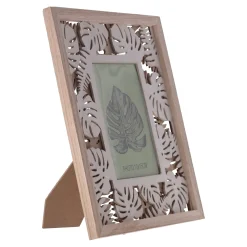 Woondecoratie>Fotokader hout palm wit 10 x 15 cm