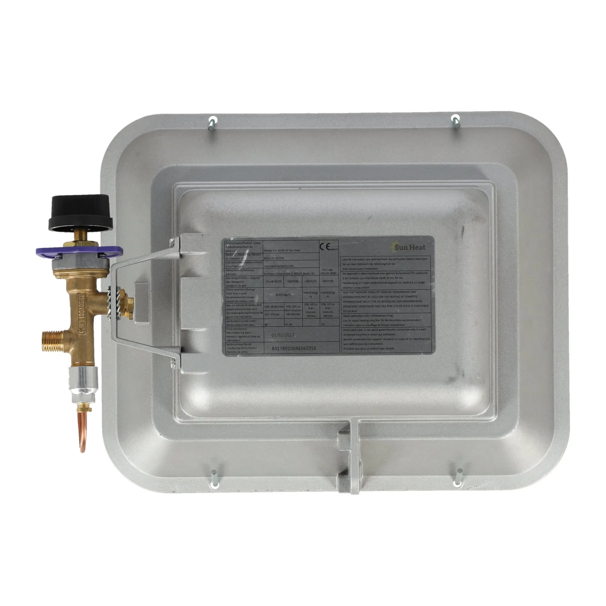 Sun Heat Binnenverwarming>Gaskachel GH36 DE