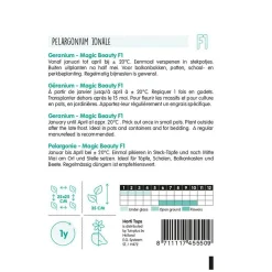 Horti Tops Moestuin>Geranium Magic Beauty F1 mix